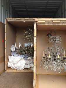 نحوه بسته بندی لوستر